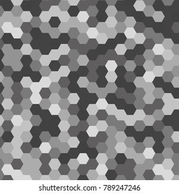 Abstract background of multicolored hexagon. Vector illustration