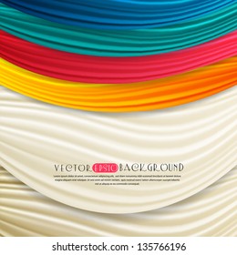Abstract background from multi-colored horizontal strips.