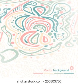Abstract background from multi-colored lace with space for text