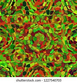 Abstract background multicolored mosaic seamless pattern.