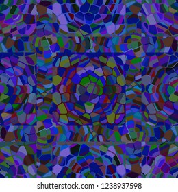 Abstract background multicolored mosaic seamless pattern.