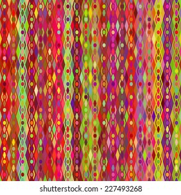 Fondo abstracto Ornamento multicolor Patrón transparente