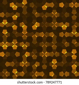 Abstract background of multicolored pentagons Vector illustration