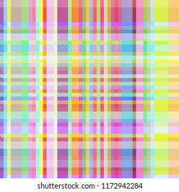 Abstract background multicolored rainbow geometric grid striped seamless.