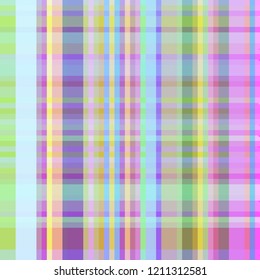 Abstract background multicolored rainbow geometric grid striped seamless.