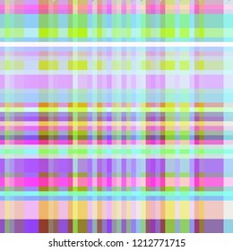 Abstract background multicolored rainbow geometric grid striped seamless.