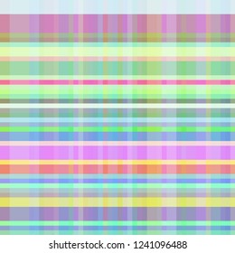 Abstract background multicolored rainbow geometric grid striped seamless.