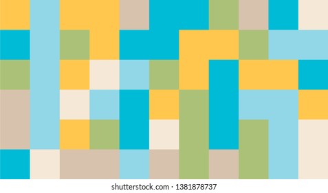Abstract background from multi-colored raznoobraznyh squares. Background for design.