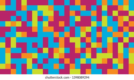 Abstract background from multi-colored raznoobraznyh squares. Background for design.