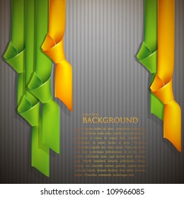 abstract background with multicolored ribbons