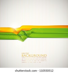 abstract background with multicolored ribbons