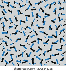 Abstract background with multicolored semicircular shapes