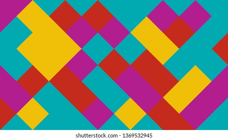 Abstract background from multi-colored shaped rhombus. Background for design.
