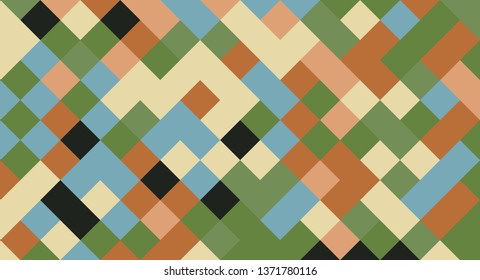 Abstract background from multi-colored shaped rhombus. Background for design.