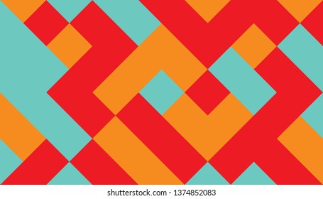 Abstract background from multi-colored shaped rhombus. Background for design.