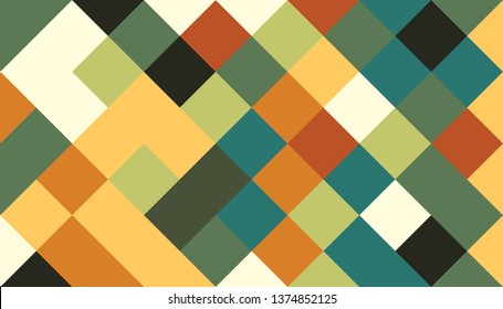 Abstract background from multi-colored shaped rhombus. Background for design.