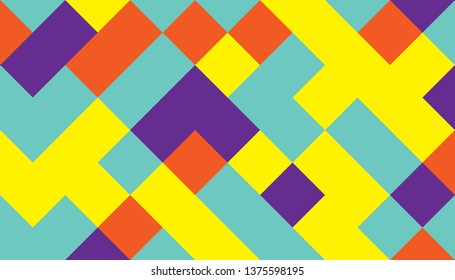 Abstract background from multi-colored shaped rhombus. Background for design.
