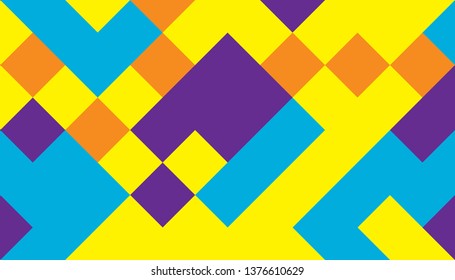 Abstract background from multi-colored shaped rhombus. Background for design.