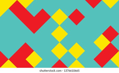 Abstract background from multi-colored shaped rhombus. Background for design.