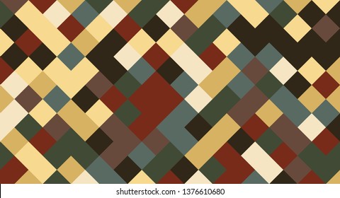 Abstract background from multi-colored shaped rhombus. Background for design.