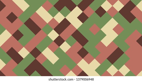 Abstract background from multi-colored shaped rhombus. Background for design.