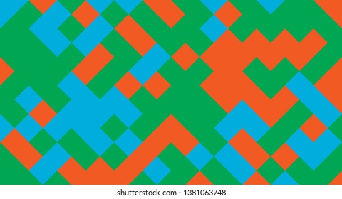 Abstract background from multi-colored shaped rhombus. Background for design.