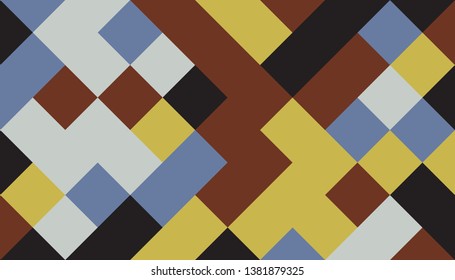 Abstract background from multi-colored shaped rhombus. Background for design.