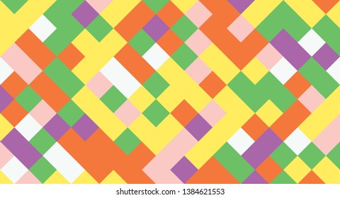 Abstract background from multi-colored shaped rhombus. Background for design.