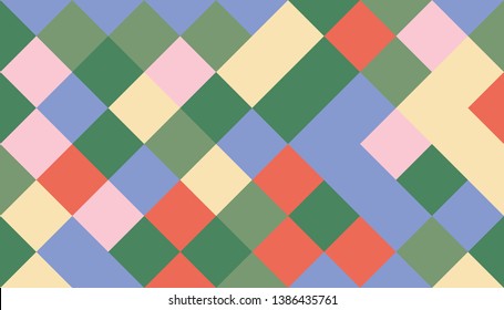 Abstract background from multi-colored shaped rhombus. Background for design.