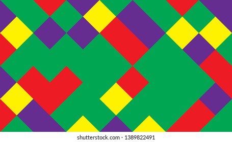 Abstract background from multi-colored shaped rhombus. Background for design.