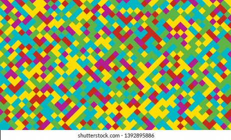 Abstract background from multi-colored shaped rhombus. Background for design.