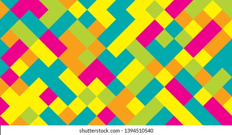 Abstract background from multi-colored shaped rhombus. Background for design.