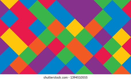 Abstract background from multi-colored shaped rhombus. Background for design.