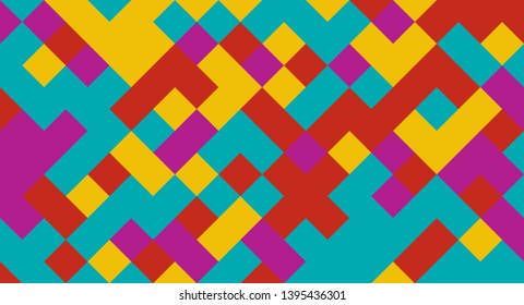 Abstract background from multi-colored shaped rhombus. Background for design.
