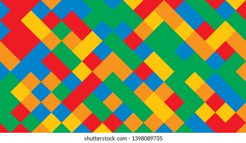 Abstract background from multi-colored shaped rhombus. Background for design.