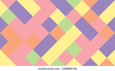 Abstract background from multi-colored shaped rhombus. Background for design.