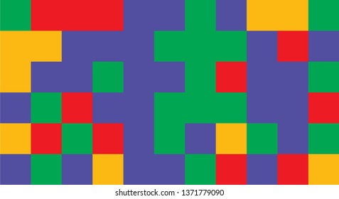 Abstract background from multi-colored squares. Background for design.