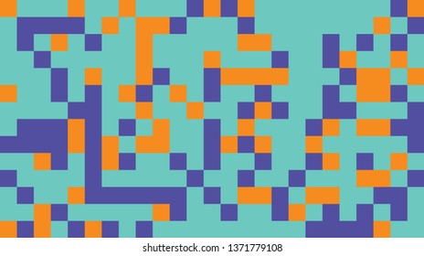 Abstract background from multi-colored squares. Background for design.