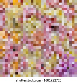 Abstract background from multi-colored squares. Geometric mosaic.