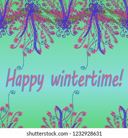 Abstract background multicolored striped weave frame.