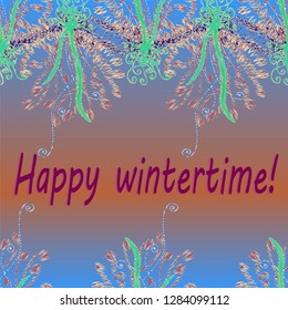 Abstract background multicolored striped weave frame.