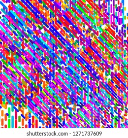 Abstract background of multicolored stripes. Vector