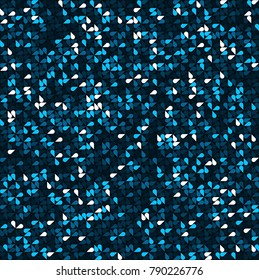 Abstract background of multicolored teardrop shaped figures. Vector illustration