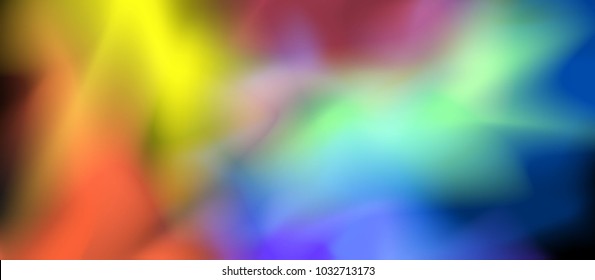 abstract background of multi-colored transparent smoke on a black background. holographic textures for cover, brochure, flyer, poster, invitation, stylish design.
