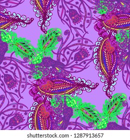 Abstract background - multicolored trend seamless pattern.
