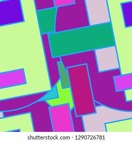 Abstract background - multicolored trend seamless pattern.