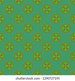 Abstract background - multicolored trend seamless pattern.
