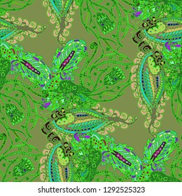 Abstract background - multicolored trend seamless pattern.