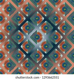 Abstract background - multicolored trend seamless pattern.