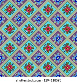Abstract background - multicolored trend seamless pattern.